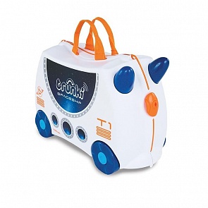 Чемодан на колесиках Космический корабль Скай, 31 х 46 х 21 см. (Trunki, 0311-GB01)